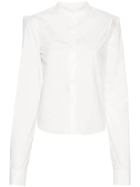 MM6 Maison Margiela рубашка с вырезами, белый