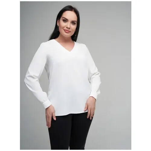 Блуза DiSORELLE, размер 54, белый