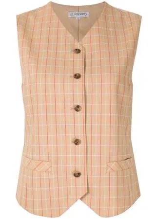 Burberry Pre-Owned жилет в клетку