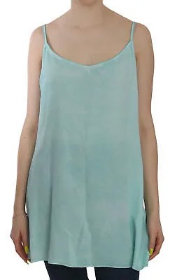 ERMANNO SCERVINO Блузка Синее платье-спагетти без рукавов IT46 / US12/ XL Рекомендуемая розничная цена 370 долларов США