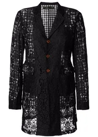 Comme Des Garçons Pre-Owned кружевной пиджак