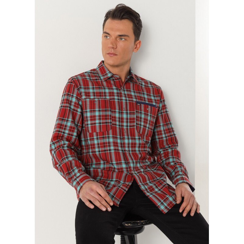 Рубашка с длинным рукавом Lois Jeans 135767-14530-3421, разноцветный
