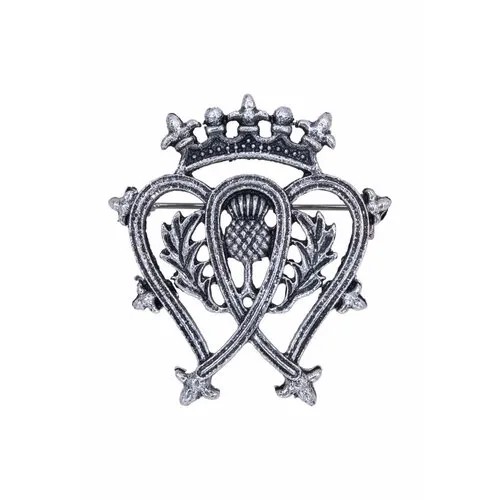 Брошь OTOKODESIGN, серебристый