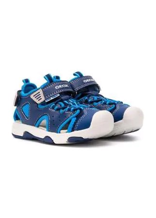 Geox Kids сандалии на липучках с закрытым носком