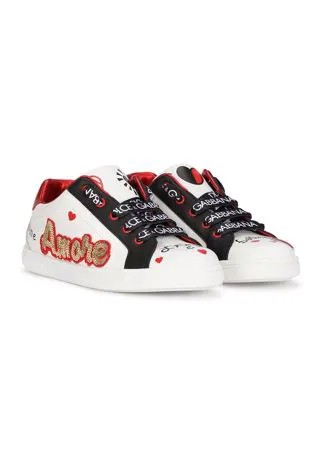 Dolce & Gabbana Kids кроссовки с логотипом