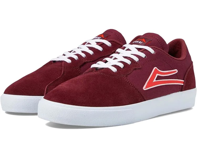 Кроссовки Lakai Cardiff, цвет Burgundy Suede