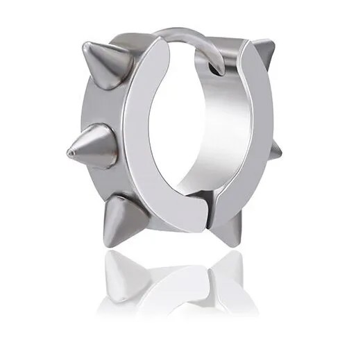 Серьги одиночные LERO, серебристый