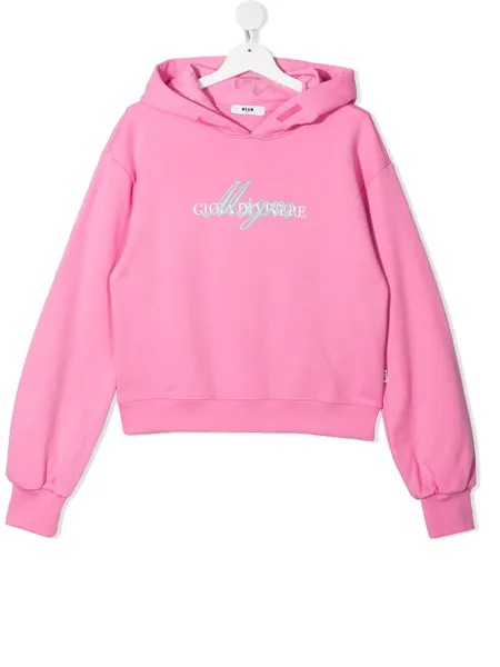 MSGM Kids худи с логотипом