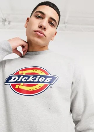 Серый свитшот с логотипом Dickies