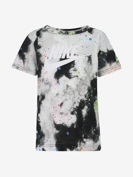 Футболка для мальчиков Nike Tie Dye Futura, Черный