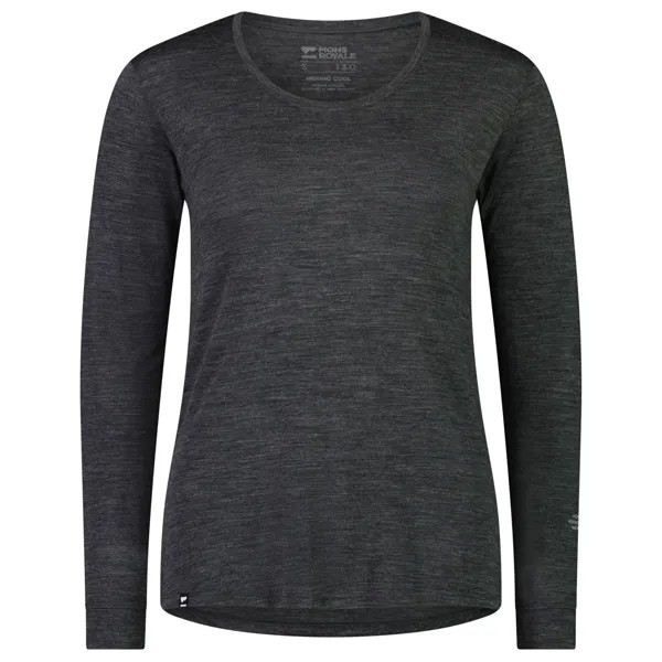 Рубашка из мериноса Mons Royale Women's Zephyr Merino Cool L/S, цвет Smoke