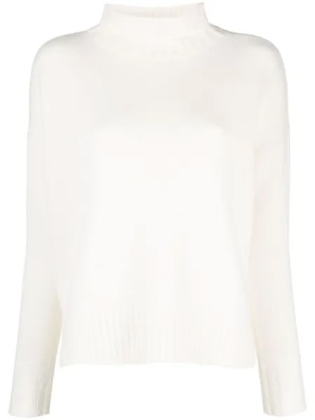 Max Mara джемпер Maglia с высоким воротником, белый