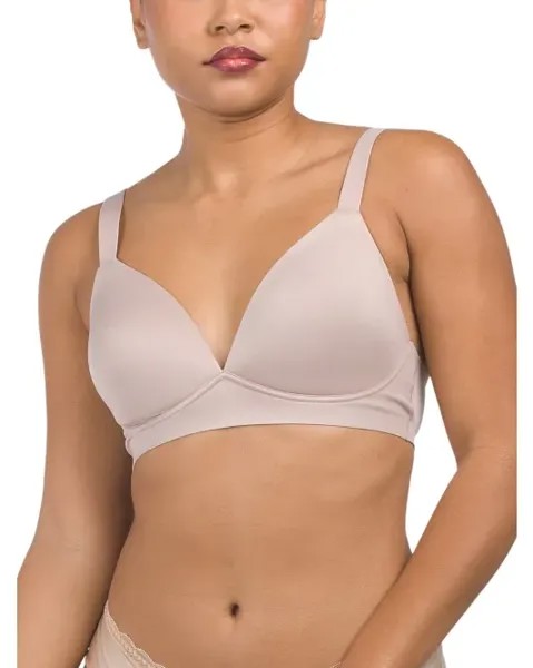Бюстгальтер-футболка без косточек из мягкого пеноматериала Bali, цвет Blush
