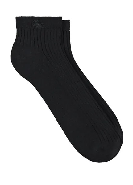 Черные носки унисекс Lacoste