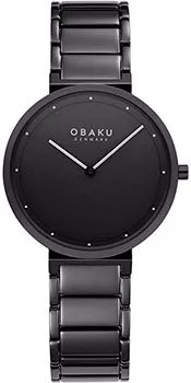 Fashion наручные  женские часы Obaku V258LXBBSB. Коллекция Ultra Slim