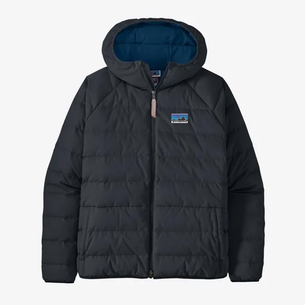 Хлопковый пуховик Patagonia, цвет Pitch Blue