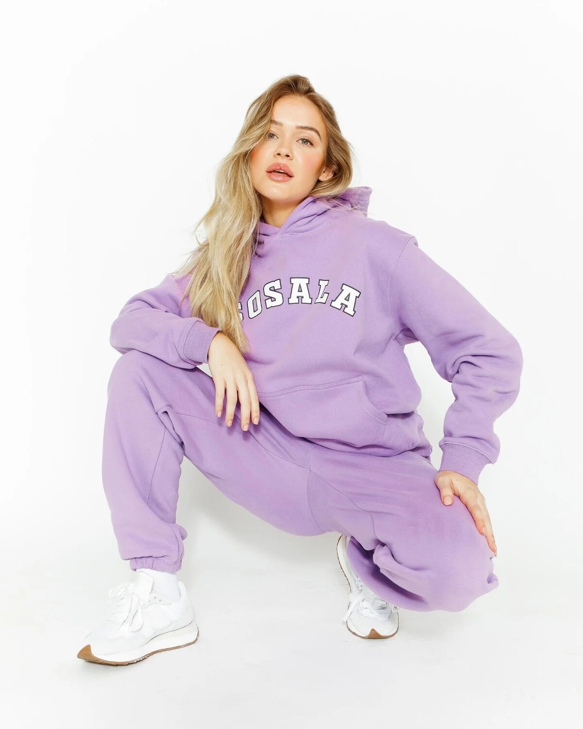 Худи Sosala Oversize, фиолетовый