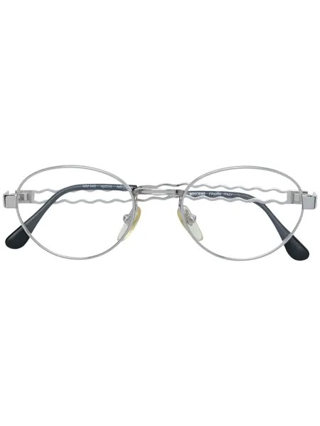 Moschino Pre-Owned овальные очки