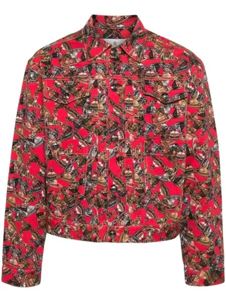 Vivienne Westwood куртка Marlene Crazy Orb, красный