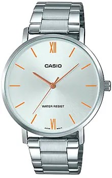 Японские наручные  мужские часы Casio MTP-VT01D-7B. Коллекция Analog