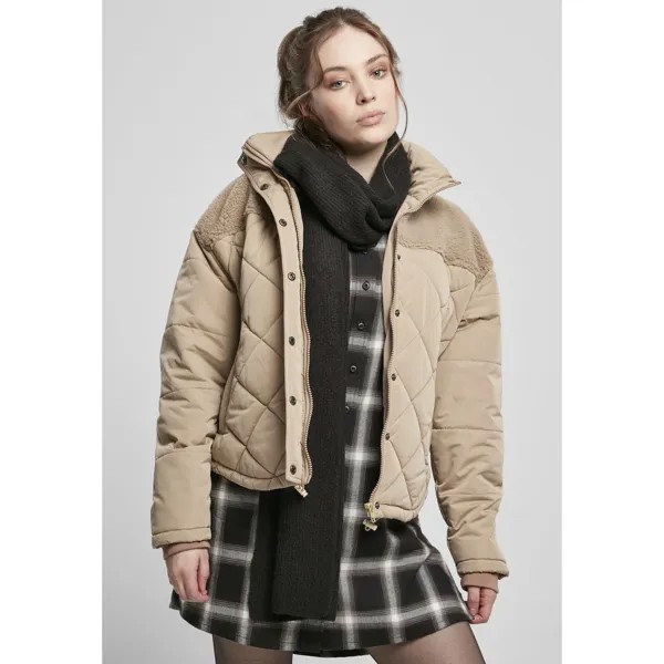 Куртка Urban Classics Diamond Quilt Puffer Oversized, бежевый