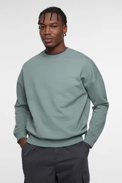 Свитшот oversize хлопковый однотонный