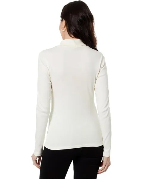 Футболка Lilla P 1x1 Rib Long Sleeve Turtleneck Tee, цвет Rope