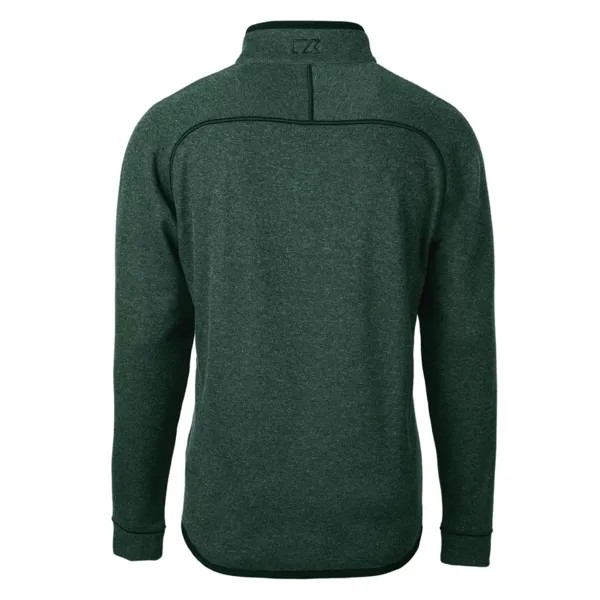 Мужской вязаный свитер с гротовым парусом, большой и высокий пуловер с полумолнией на молнии Cutter & Buck