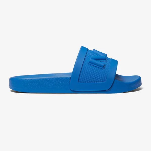 Шлепанцы Michael Kors Jake Logo Embossed Rubber Slide, синий