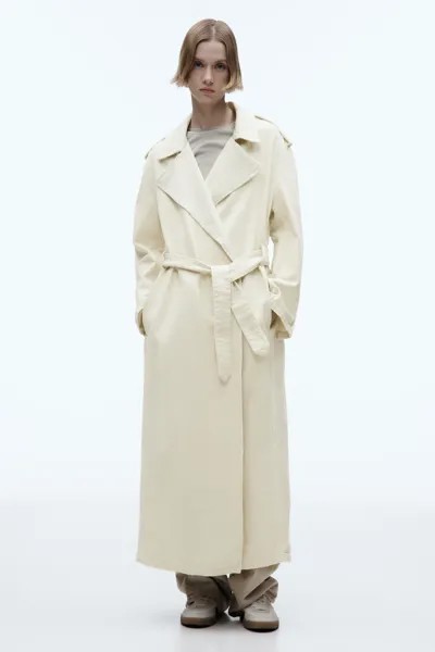 Тренч женский ZARA 08197734 белый XS (доставка из-за рубежа)