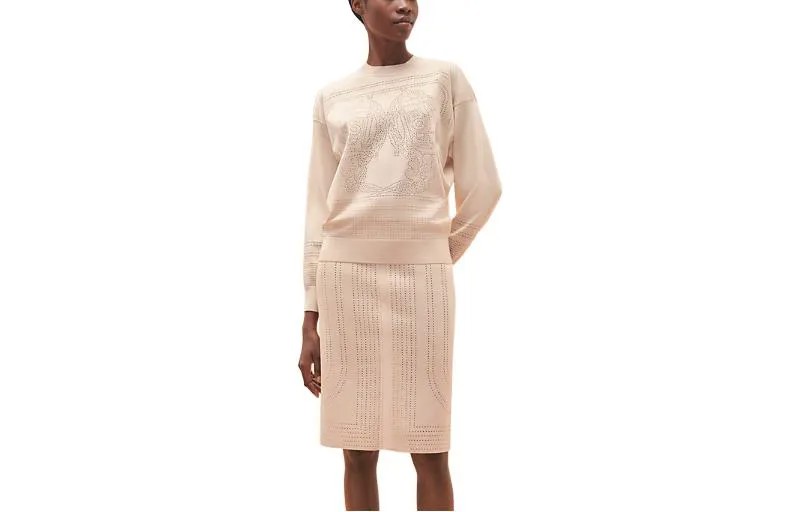 SS23 Свитер женский, цвет Off White Hermes