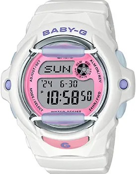 Японские наручные  женские часы Casio BG-169PB-7. Коллекция Baby-G