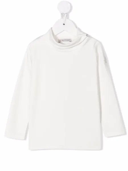 Moncler Enfant топ с высоким воротником
