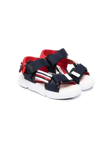 Tommy Hilfiger Junior сандалии на липучках с логотипом