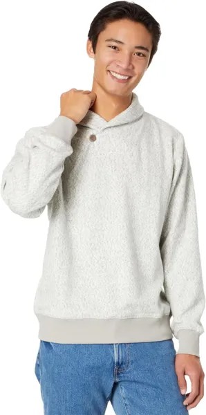 Пуловер из фактурного флиса L.L.Bean, цвет Gray Heather