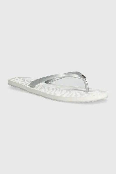 Шлепанцы Jinx Flip Flop Michael Michael Kors, серебряный