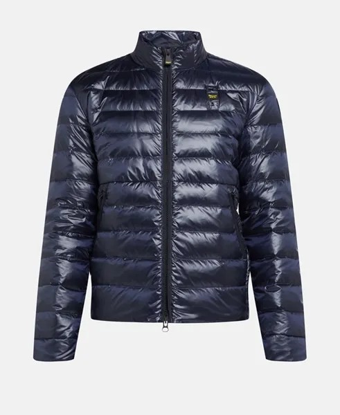 Мягкий пуховик Blauer USA, синий