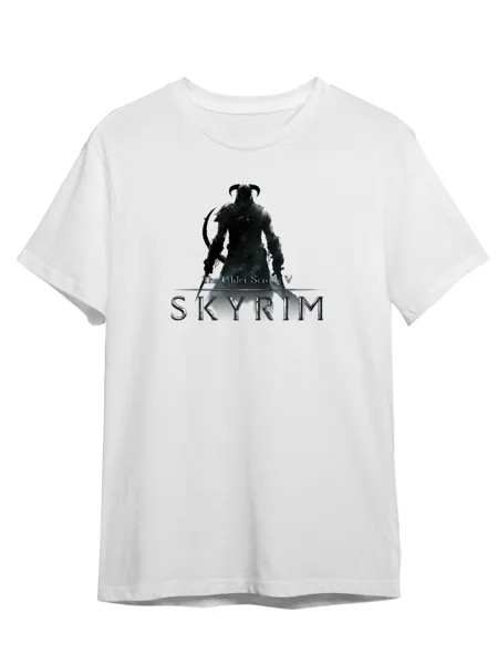 Футболка унисекс СувенирShop Skyrim/Скайрим/The Elder Scrolls 2 белая S