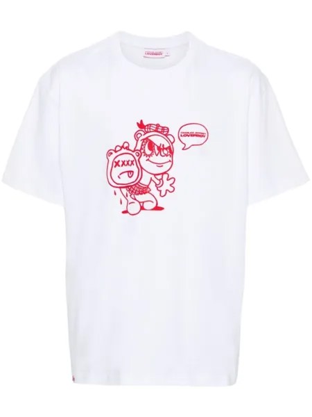 Charles Jeffrey Loverboy футболка с логотипом, белый