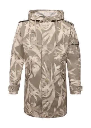 Парка из хлопка и льна Saint Laurent