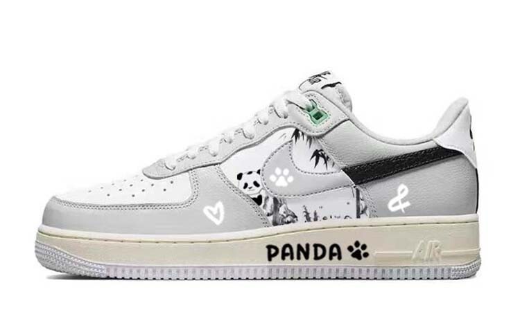 Кроссовки Nike Air Force 1 Vintage Basketball Shoes Men Low-top Green/White, светло-зеленый