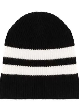Cashmere In Love полосатая шапка бини в рубчик