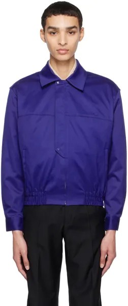 Эксклюзивная синяя куртка-бомбер SSENSE Coach Commission