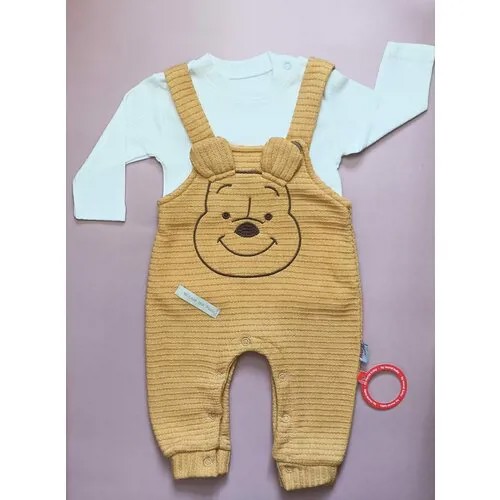 Костюм Murat Baby лонгслив и ползунки Винни Пух из 100% хлопка для новорожденных мальчиков р-р 56-62