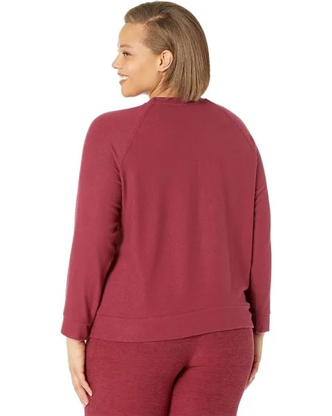 Пуловер Beyond Yoga Plus Size Favorite Raglan Crew Pullover, цвет Garnet Red