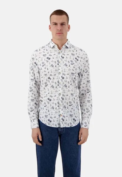 Рубашка BEACH PRINT Colours & Sons, цвет weiss