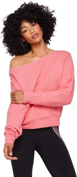 Толстовка Spiritual Gangster Vida Off Shoulder, цвет Coral