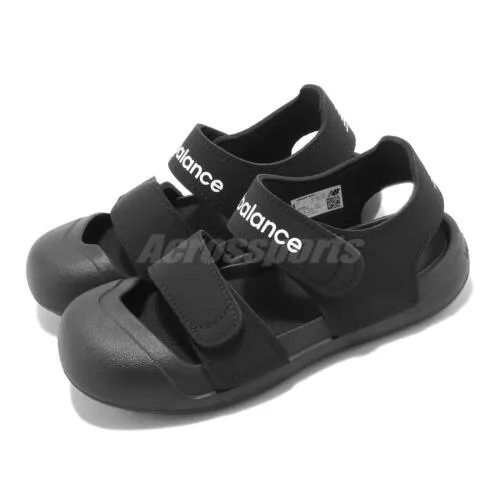 New Balance 809 Sandal Wide NB Black White Kis Preschool Sandals YT809BB-W