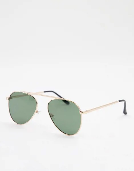Солнцезащитные очки-авиаторы AJ Morgan-Зеленый цвет