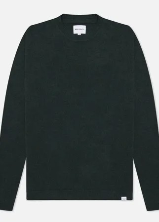 Мужской свитер Norse Projects Sigfred Lambswool, цвет зелёный, размер M